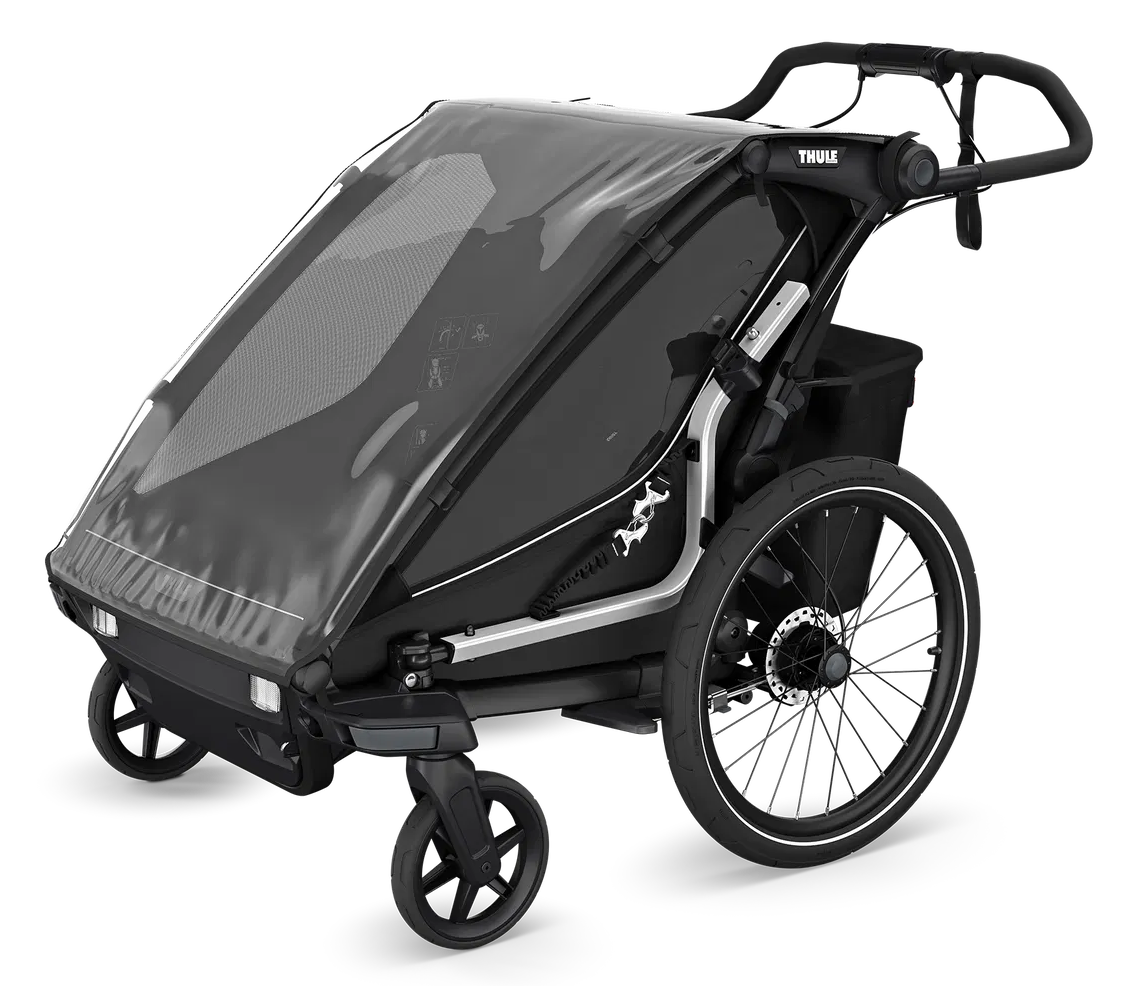 Thule Chariot Sport 2 Double Kinderanhänger  schwarz