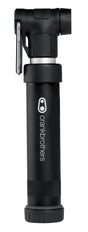 Crankbrothers Gem S Handpumpe inkl. Rahmenhalter  Midnight Editionblack