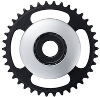 Shimano STEPS E6100 Kettenblatt Cl:46,5mm ohne Kettenschutz silber