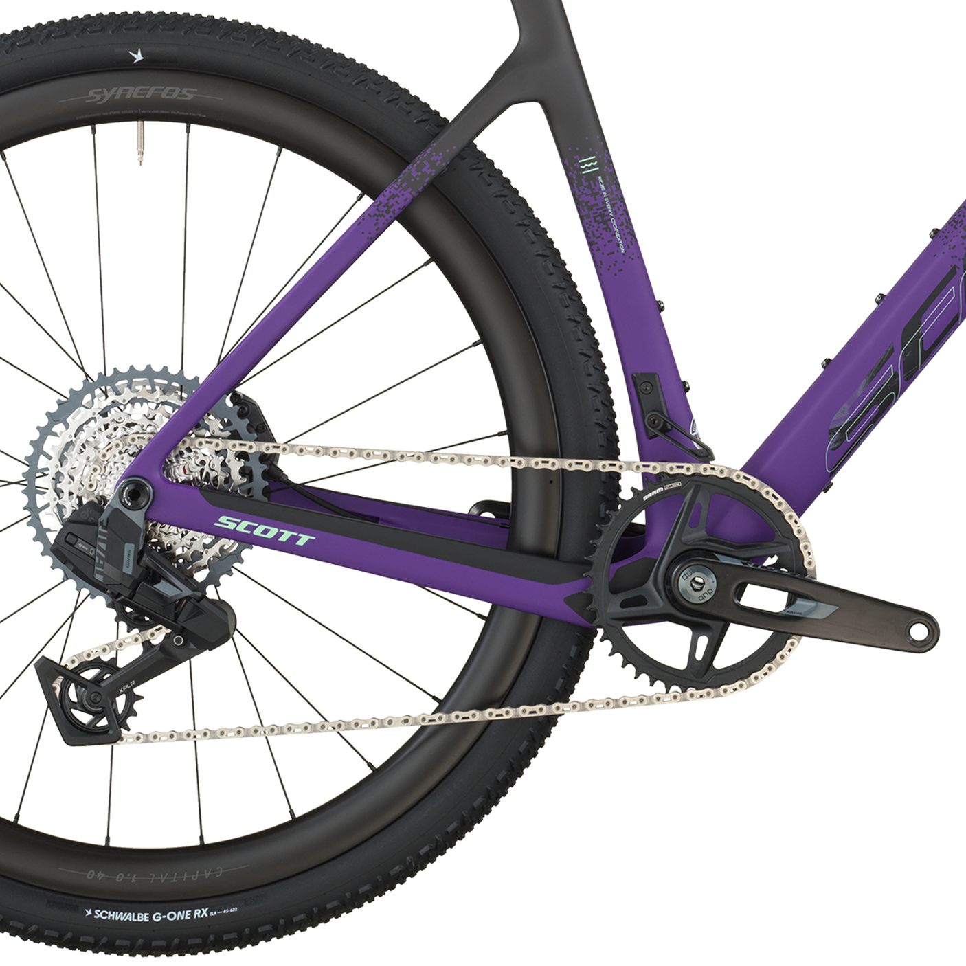 Scott Addict Gravel 20 carbon black/indigo purple (2026)