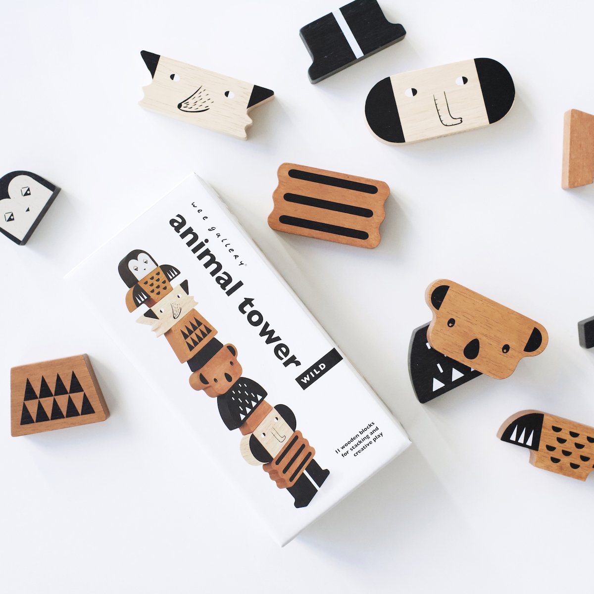 Torre Animal de madera - Wee Gallery