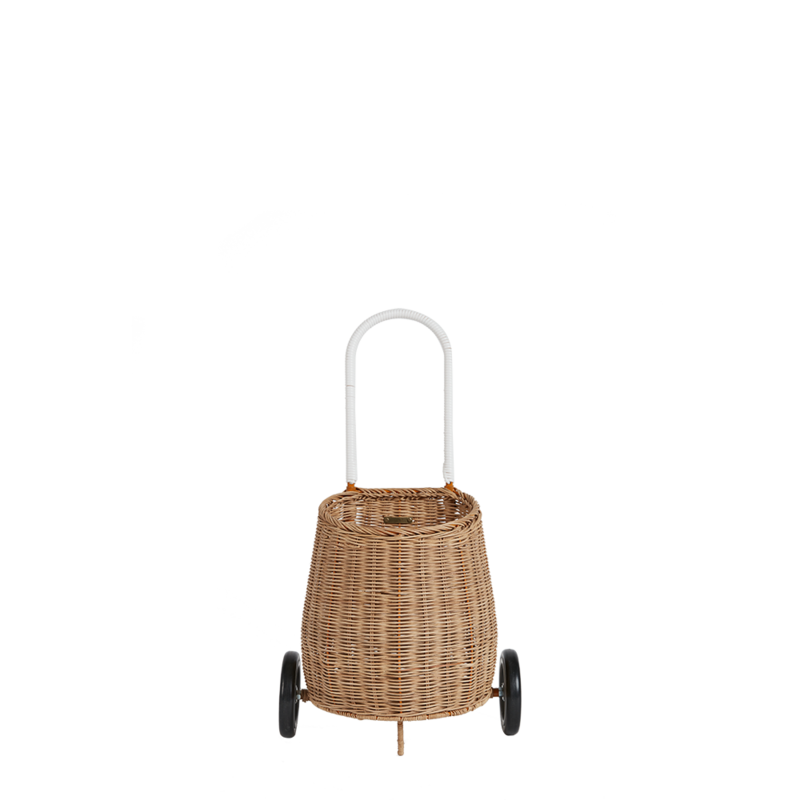 Carrito de la compra ratán Natural Olli Ella