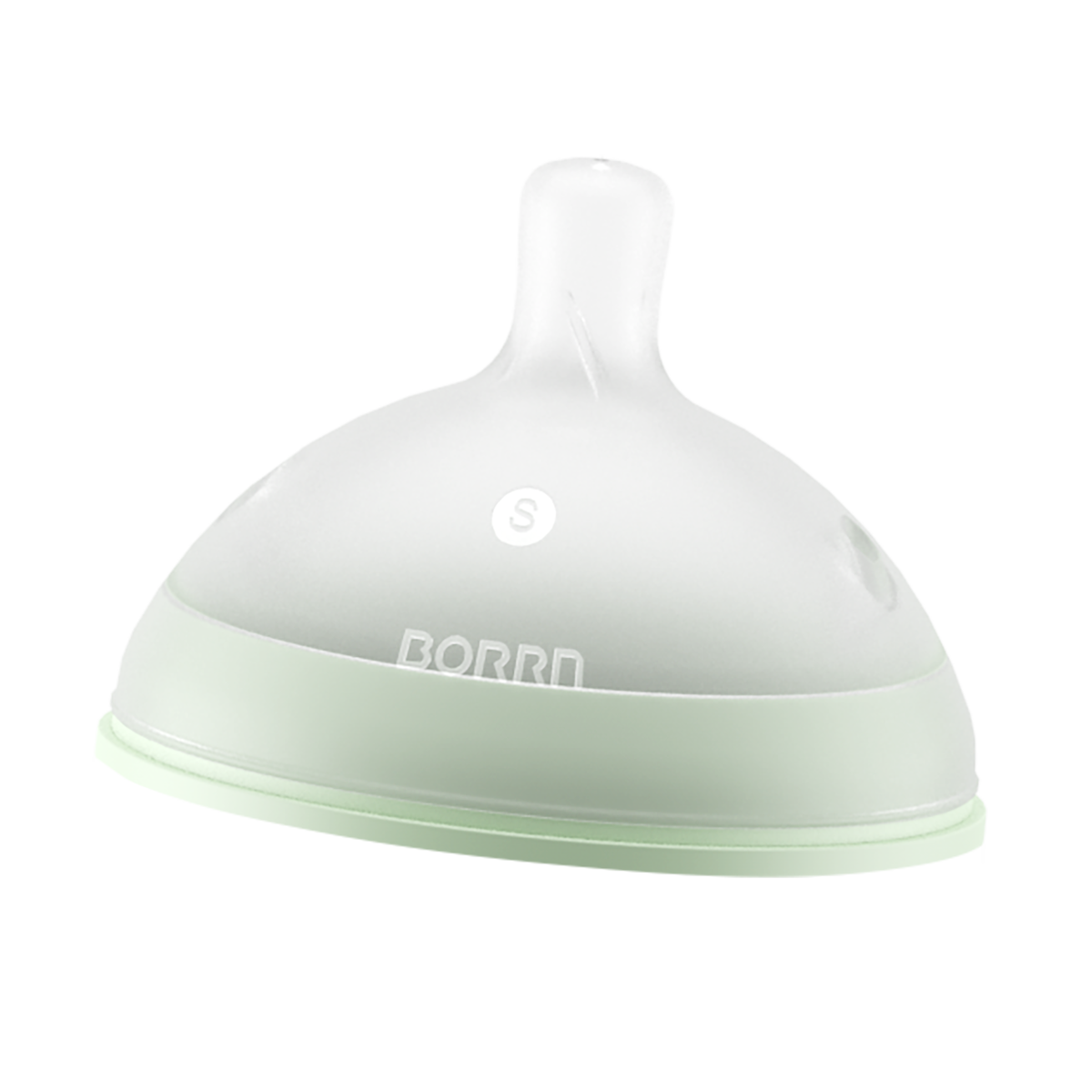 Tetina silicona Flujo Lento Borrn verde