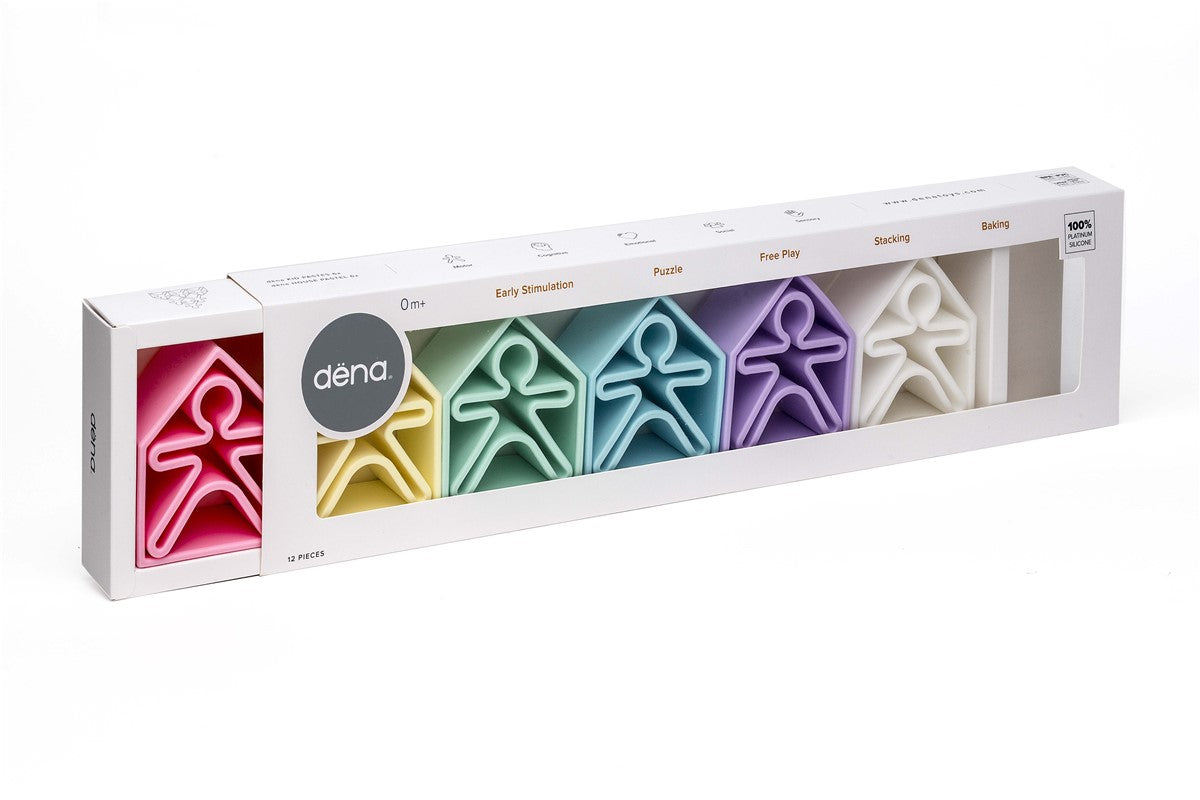 Kit Dena 6 Kids + 6 House colores pastel
