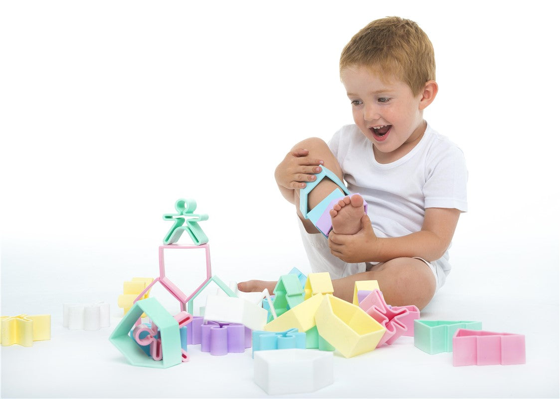 Kit Dena 6 Kids + 6 House colores pastel