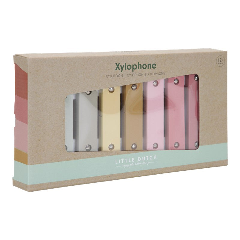 Xilófono de madera Adventure Rosa Little Dutch