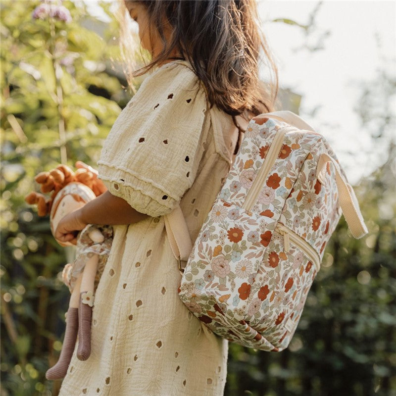 Mochila infantil Vintage flores de Little Dutch