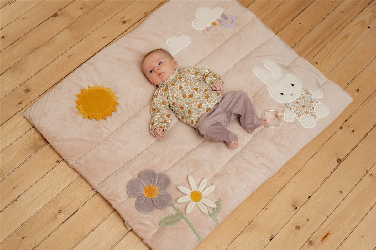 Manta de juego Miffy Vintage Flores de Little dutch