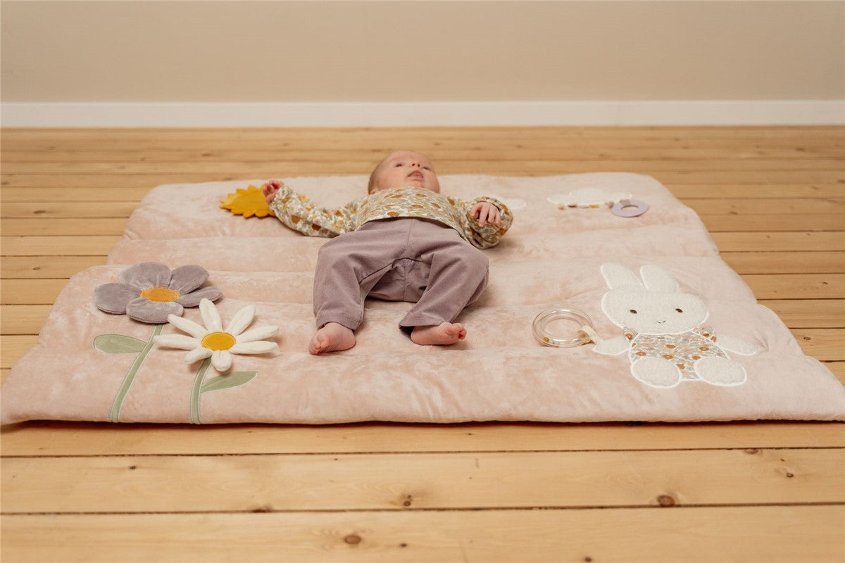 Manta de juego Miffy Vintage Flores de Little dutch