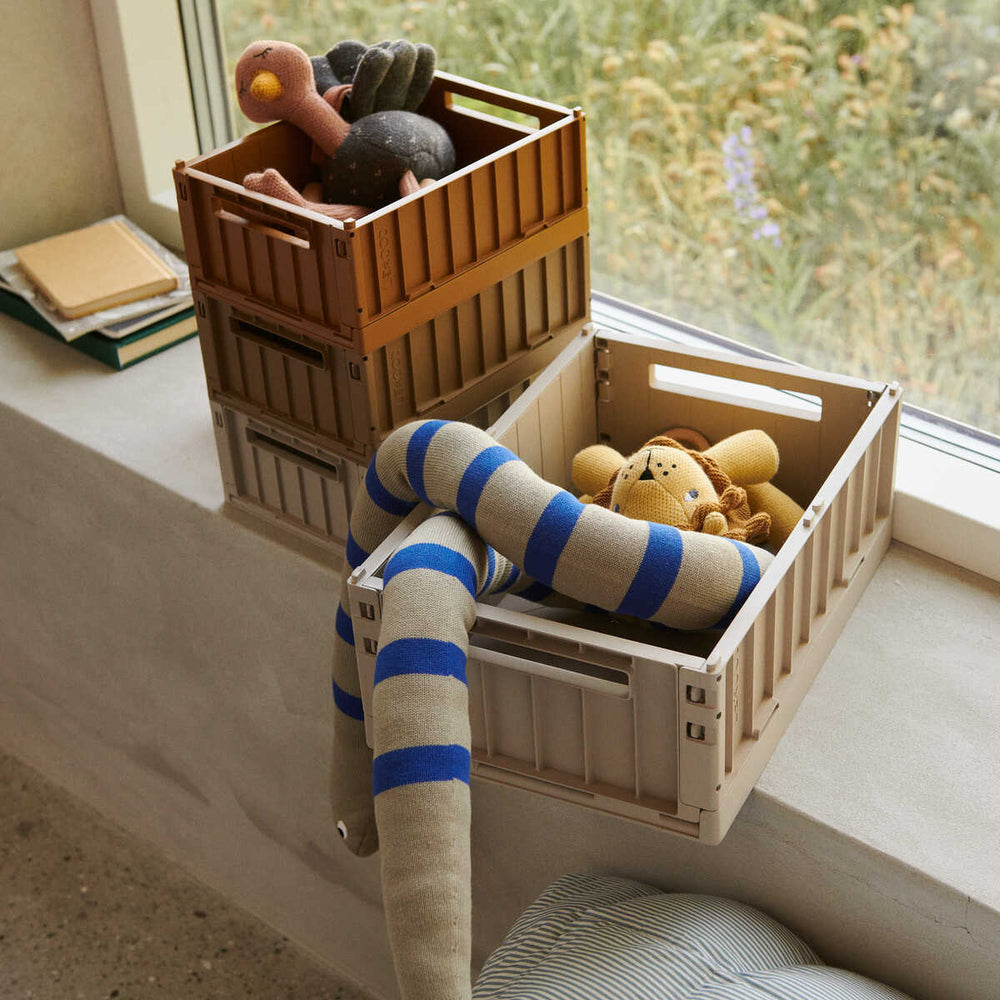 Pack de 2 Cajas Plegable Pequeña Weston Azul de Liewood