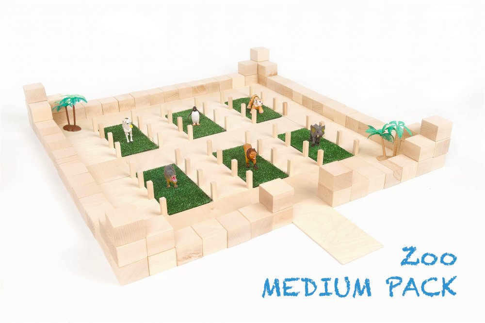 Bloques Just Blocks mediano 166 piezas