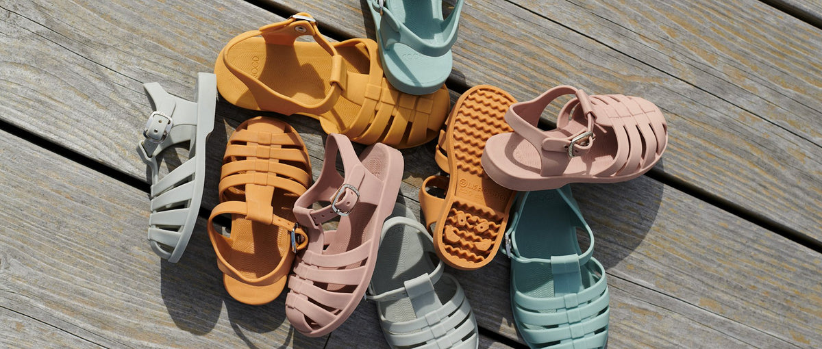 Sandalias Cangrejeras infantil Bre Rose de Liewood