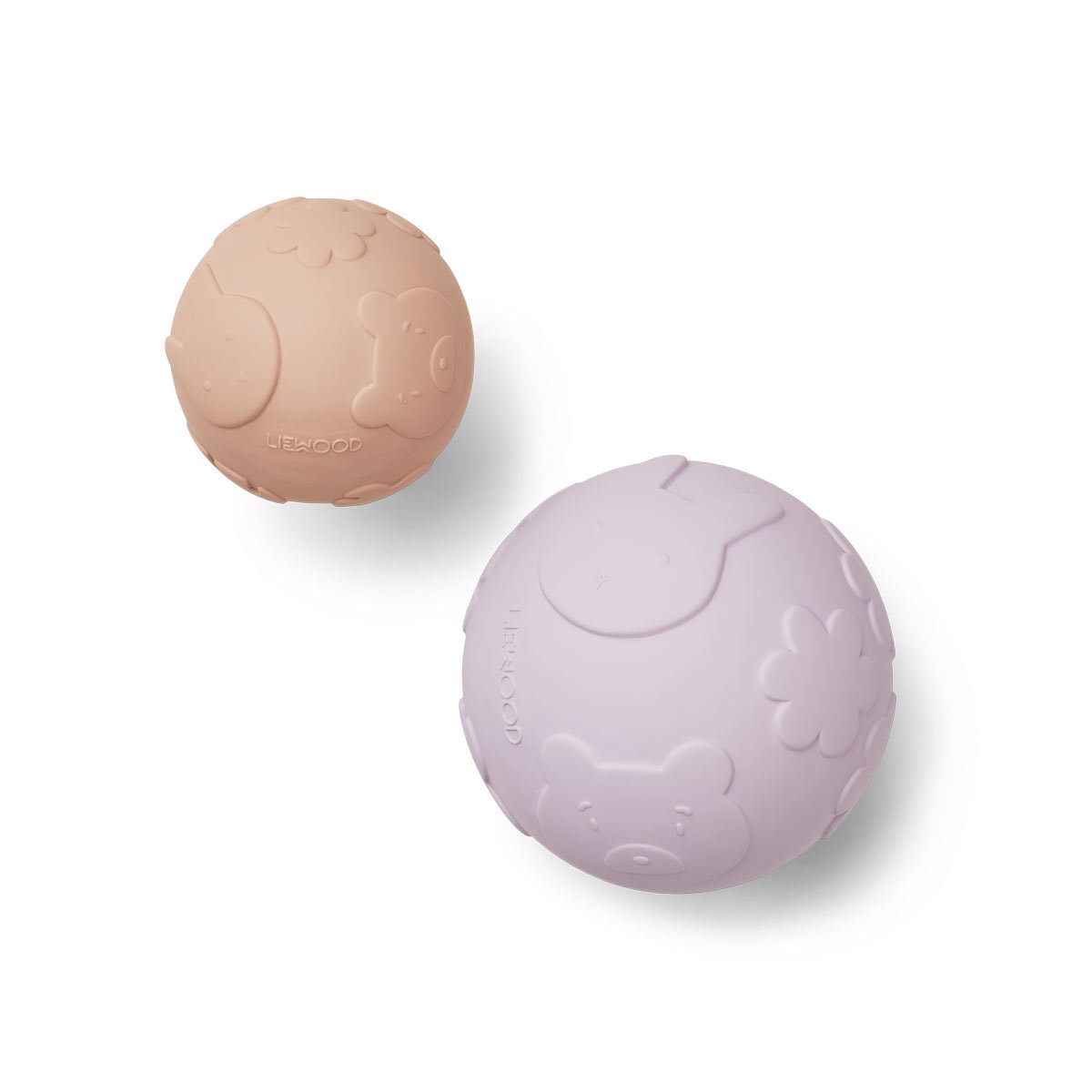 Set de 2 pelotas sensoriales Thea / Classic rosa Liewood