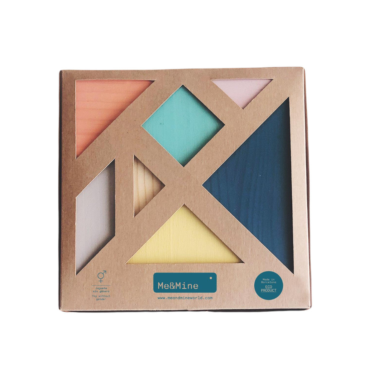 Tangram de madera Pastel Me&Mine